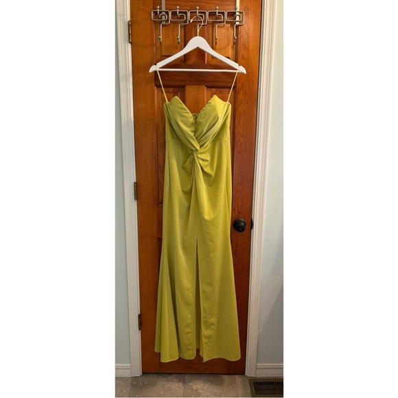 Maniju Strapless Twist Floor Length Dress - L - Picture 1 of 3